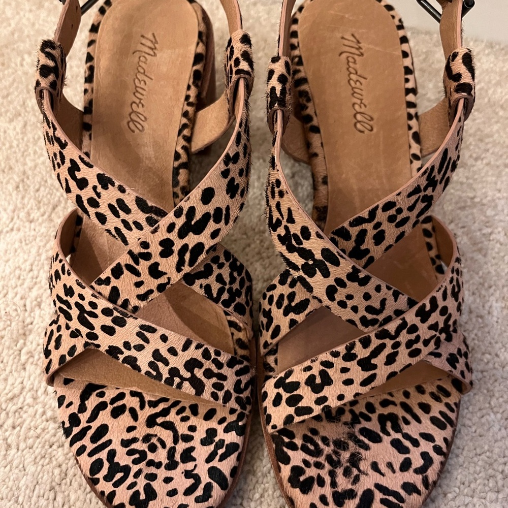 Madewell Leopard Print Women's Sandals